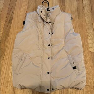 Little Bipsy Light Tan Puffer Vest Small
